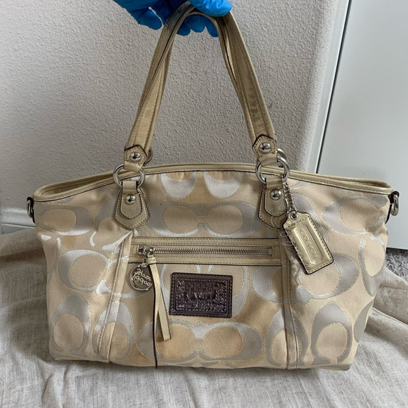 Auth Coach Shoulder Bag Outlet POPPY Poppy Bag 16295 2way shoulder - Picture 13 of 13